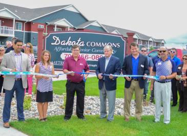 West Fargo - Dakota Commons, housing for 55+, LIHTC funding.