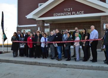 Bismarck - Edwinton, permanent supportive housing for persons experiencing chronic homelessness, LIHTC, Housing Trust Fund, HIF and NSP3 funding.