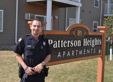 Dickinson - Hunter E - Patterson Heights one of the first developments to set-aside rental units specifically for law enforcement personnel