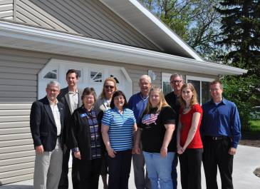 New Rockford - A new construction townhome complex built on the site of the former New Rockford hospital, HIF funding.