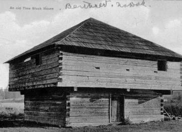 Berthold - Postcard of blockhouse