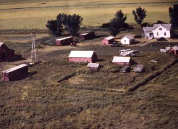 Wells County 1948 - Charlie F Faul Farm, Family Home 1948 - 1958, south of Harvey - Submitted by Kurt Landis, NDHFA Employee