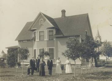Litchville - Sven Peterson Family Home. Submitted by Barnes County Historical Society