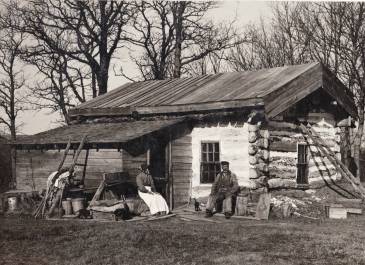 Barnes County - Olson Cabin. Submitted by Barnes County Historical Society