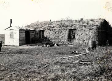 Barnes County early 1900's - Sod House. Submitted by Barnes County Historical Society. 