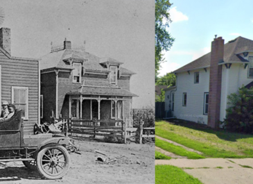 Bismarck - Jaszkowiak family - "A house on 12th street in Bismarck that my grandma’s family owned and it is still there today." Krystal Power, NDHFA Employee