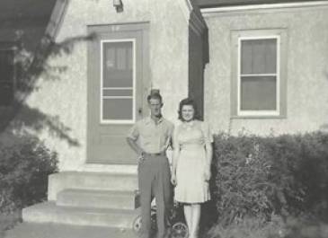 Dickinson 1946 - Ray and Doris Zander "My grandparents" Heather Kasowski, NDHFA Employee