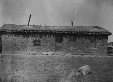Fayette - Agnes Fisher Photograph Collection - Sod House