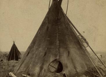  1880 - Roy Johnson and Louis Pfaller Collection - Tipi circa 1880 - Frank Jay Creator