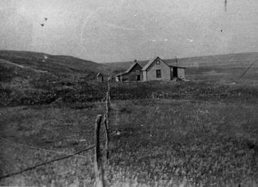 White Earth 1904 - North Dakota Oral History Project Photograph Collection - Andrew Johnson's house, first one built N of White Earth
